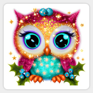 Cute Adorable Kawaii Baby Owl Sticker